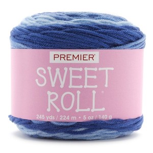 Premier Yarns Sweet Roll #1047-02 Blueberry Swirl 2 Cakes