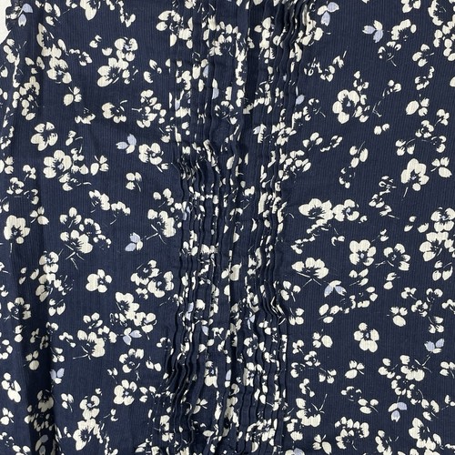 Polo Ralph Lauren Sleeveless Dress Teens Xl (16) Cotton navy Flower women Size S - Picture 13 of 15