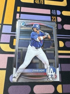 Zyhir Hope 2025 Bowman Chrome Prospects RC #BCP -2  Los Angeles Dodgers