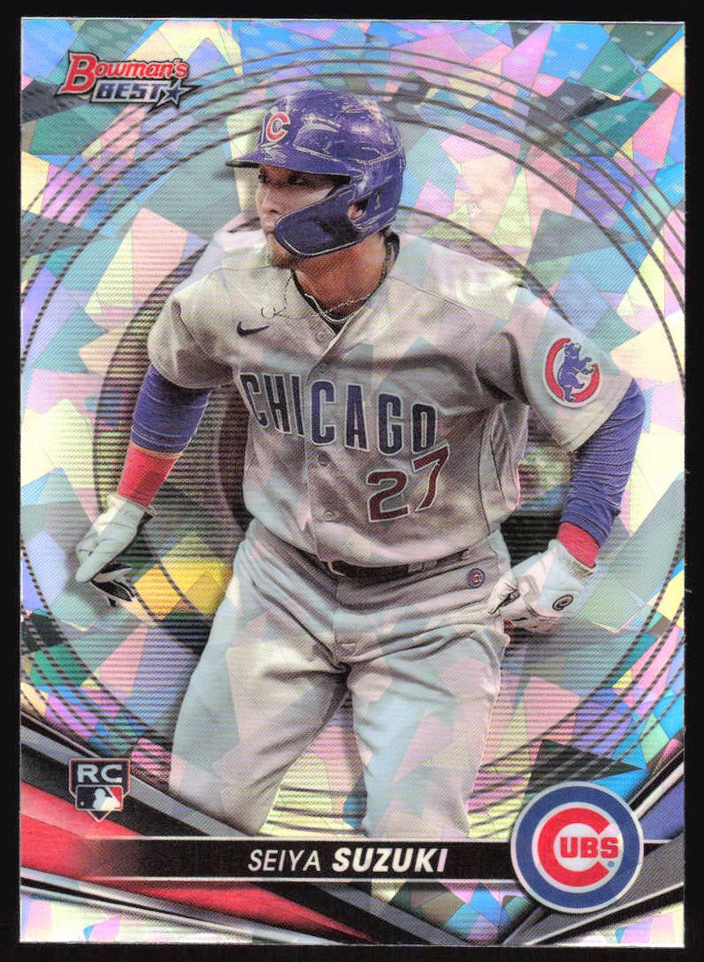 2022 Bowman's Best Seiya Suzuki #41 Atomic Refractor RC Chicago Cubs