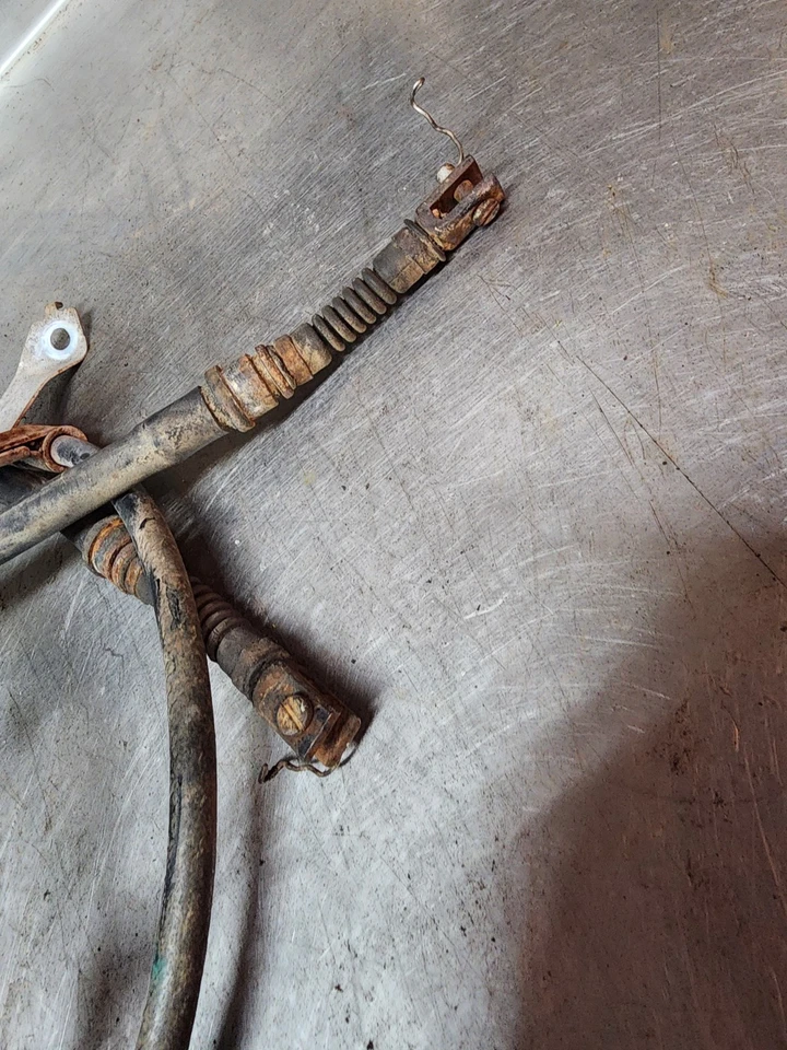 94-01 ACURA INTEGRA 2 puertas CABLES DE FRENO DE ESTACIONAMIENTO MANUAL DE EMERGENCIA JUEGO COMPLETO AMBOS DISCOS Foto 4 de 4