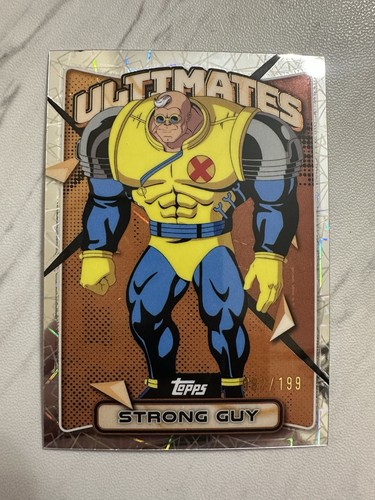 2025 Topps Finest Marvel X-Men '97 Strong Guy /199 Ultimates Laser