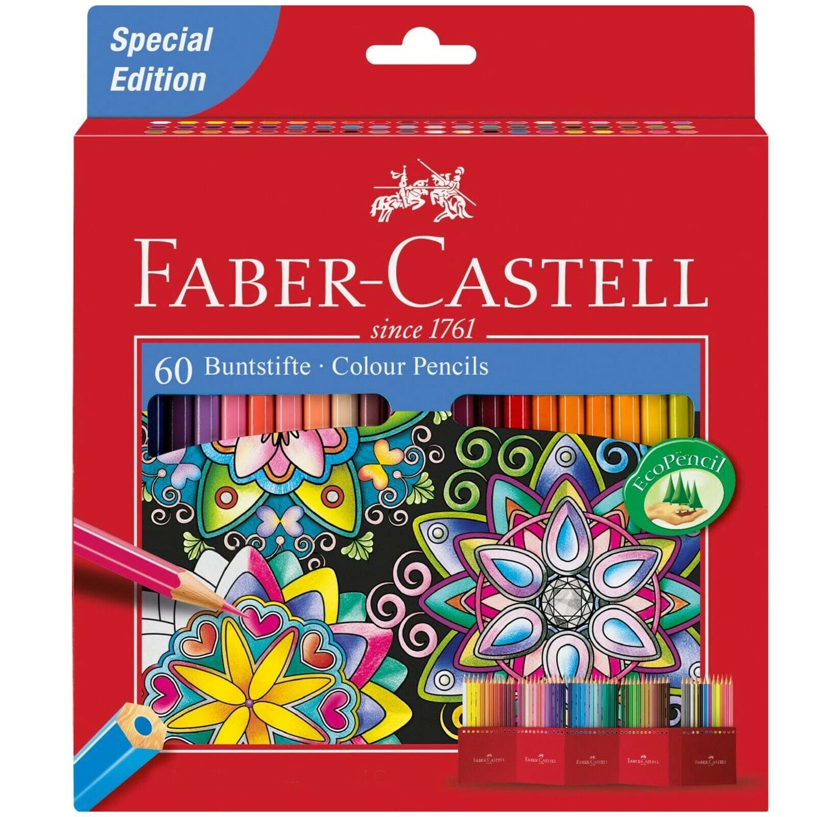 Crayons de couleur Faber-Castell Multicouleur Neón (5 Unités)