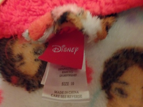 Girl's Robe, Disney Elena Avalor, White, Plush, Collared/Rope, Size:10, Ex. Con. - Picture 5 of 9