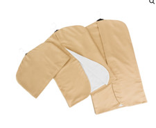 LUXURIOUS GOLD SATIN GARMENT COVER BAG TRAVEL STORAGE LINED 32" LONG X 22" WIDE