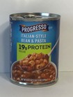 4 CANS Progresso Italian-Style Bean & Pasta Soup 19 oz FREE SHIPPING!