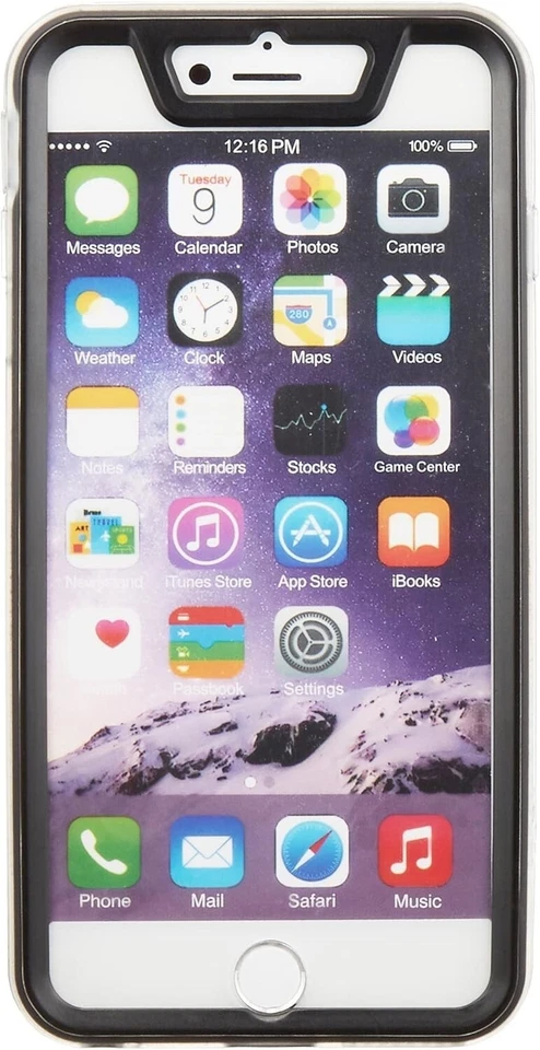 Funda Roocase Apple iPhone 6 Plus Gelledge Negra Foto 3 de 4