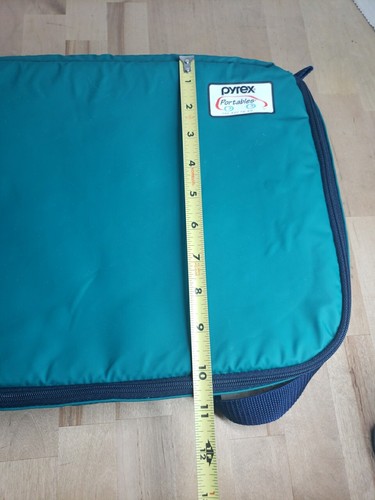 Pyrex tragbare Way To Go isolierte Tragetasche mit Reißverschluss 16 x 10 x 3 - Bild 3 von 12