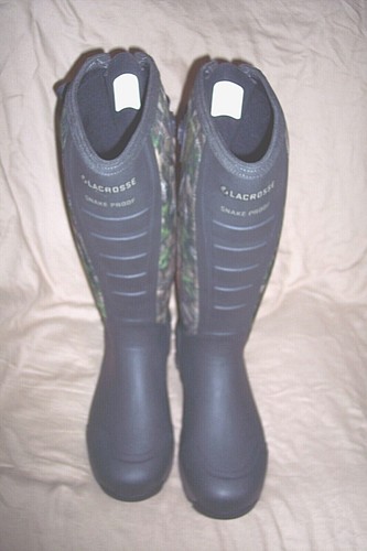 Mens 9 Snake Proof Boots Snake Boots LaCrosse 4x Alpha Waterproof Snake Boots - Picture 3 of 12