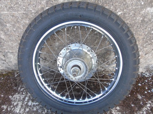 BSA B50 B25 Triumph TR5T T25 Rear Wheel - Picture 2 of 11