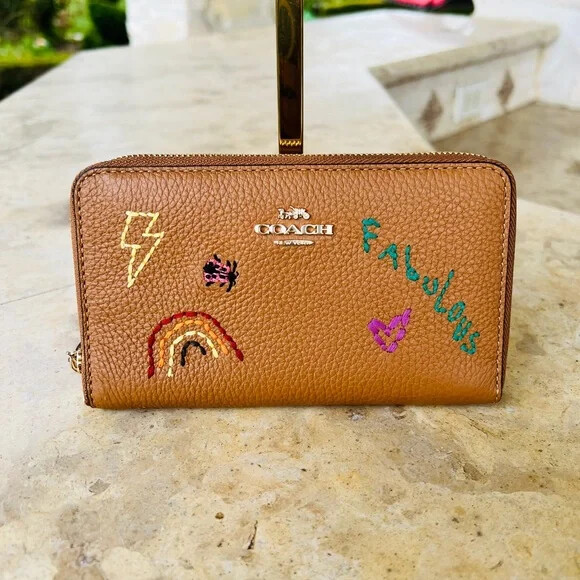 【COACH】Katy Satchel With Diary Embroidery Coach Katy Satchel With Diary Embroidery