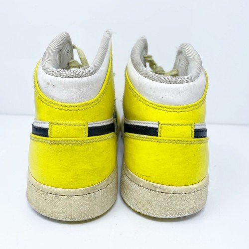 Nike Boys Air Jordan 1 Mid SE AV5174-700 Yellow Basketball Shoes Sneakers Sz 5Y - Picture 6 of 12