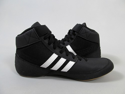 Adidas HVC Wrestling Shoes Mens Size 8 Black High Top Lace Up - Picture 5 of 11
