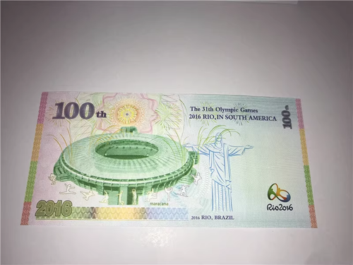 LOT 10 PCS,2016 Rio Olympics in Brazil Commemorative banknote/UNC - Picture 2 of 5