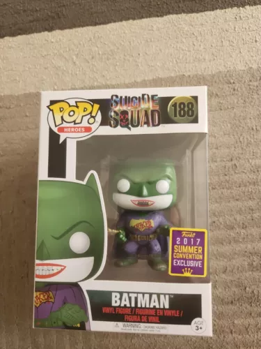 Funko Pop "Batman" Joker #188 Exclusive 2017 Summer Convention Suicide Squad