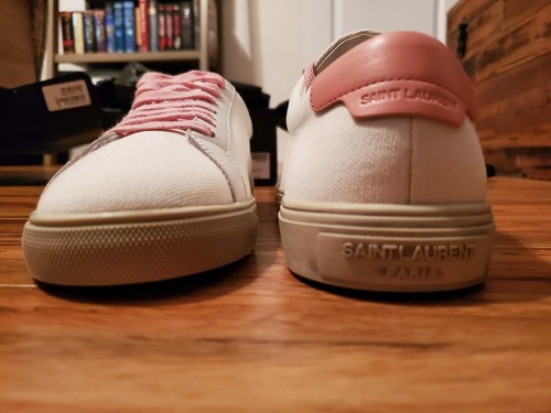 Size 8.5 - Saint Laurent Andy Low Top Whi/Bla Op/Er P - Picture 6 of 7