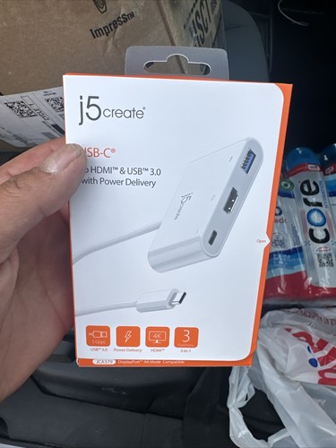 J5Create USB-C to HDMI AND USB 3.0 With Power Delivery JCA379 Brand New - Picture 5 of 7
