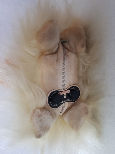 Radio - Perro Cachorro Años 60 Naranja Blanco De Colección 6 Japón Novedad Co Transistor AM - Imagen 8 de 13