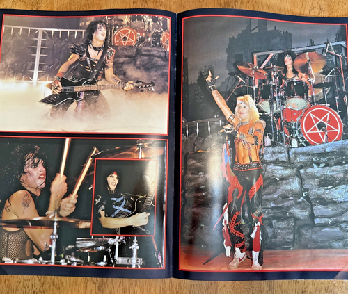 Lot of 2 - MOTLEY CRUE 1984 “SHOUT AT THE DEVIL” RARE WORLD TOUR PROGRAM BOOK - Picture 10 of 24