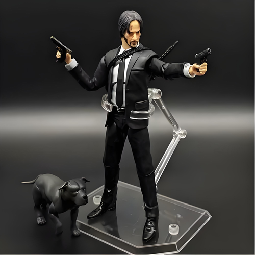 Maf No. 085 John Wick Capítulo 2 Juguetes Con Perro Figura de Acción Caja Regalo Nuevo Genial - Imagen 12 de 13