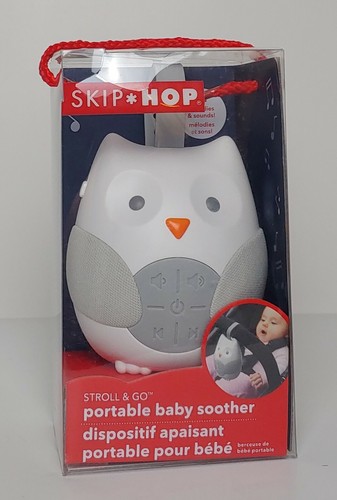 Skip Hop Stroll & Go Portable Baby Soother Owl Music Car Seat Toy Sound. New