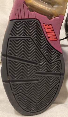 Nike Force High Top Size 9.5 Air High Tops Basketball Shoes, Sneakers Black Used - Picture 13 of 14