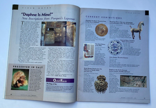 Vintage Odyssey Archaeology Magazine MAR APR 2005 - In The Valley of The Queens - Picture 11 of 18