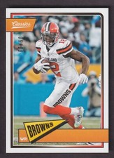 Josh Gordon 2018 Panini Classics card #23 Browns No Name Version 5/10
