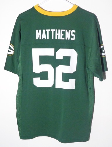 Kids Green Bay Packers Clay Matthews #52 Jersey-Size Youth XL 18-20 - Picture 2 of 9