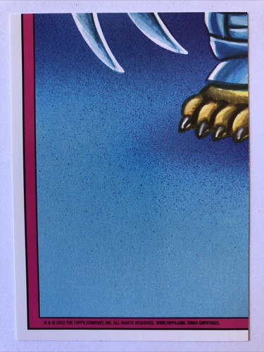 Garbage Pail Kids 2023 Intergoolactic Sticker Green Alien Nathan 77b - Picture 2 of 2