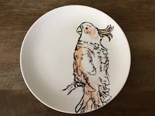 The Cellar Macy’s Cockatoo Bird 9" Plate Dishwasher/Microwave Safe