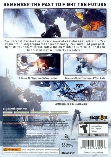 Lost Planet: Extreme Condition (2008 - Xbox 360, Action, Shooter) - Picture 2 of 6