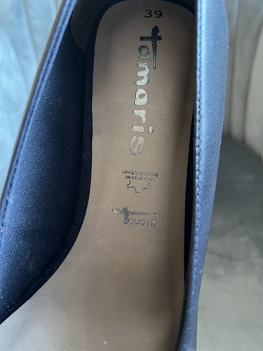 Tamaris Navy Court Shoes Size 6 - Picture 5 of 5