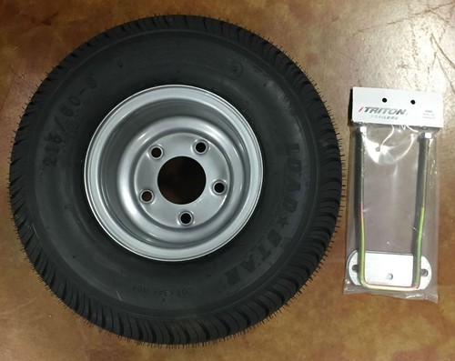 18.5X8.508 215608 Class C Trailer Tire with Triton 02464 Spare Tire Carrier 18.5X8.508 215608 Class C Trailer Tire with Triton 02464 Spare Tire Carrier