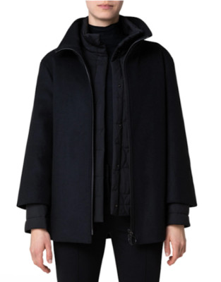 AKRIS Punto Two Layer Felted Wool Car Coat SZ 48 = US 16 NWOT RT$2,490.00 + Tx