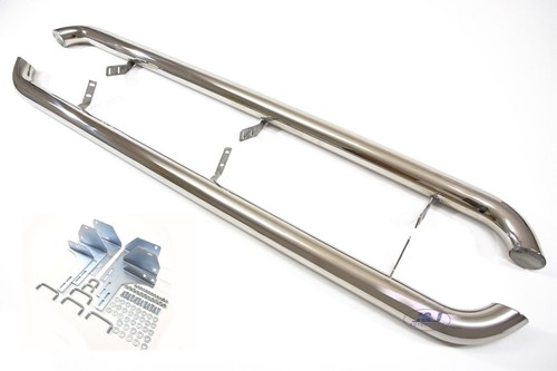 Side Bars Steps Running Boards For VW Amarok 2010-2022 Chrome - Imagen 6 de 7