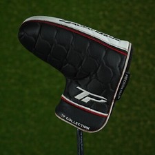 TAYLORMADE TP COLLECTION BLADE PUTTER HEADCOVER CLOSURE BLACK / WHITE
