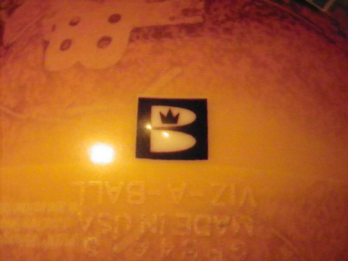 NASCAR Dale Jarrett #88 UPS Viz-A-Ball - Brunswick Bowling Ball UNDRILLED. - Picture 4 of 4