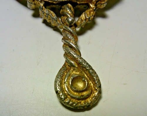 Vintage Deko Lupe ~ Halskette Stil ~ ohne Kette ~ selten ~ - Bild 2 von 4