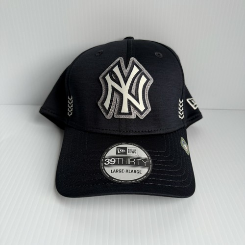Adult New Era Navy New York Yankees 2024 Clubhouse 39THIRTY Flex Fit Hat L/XL - Picture 1 of 7