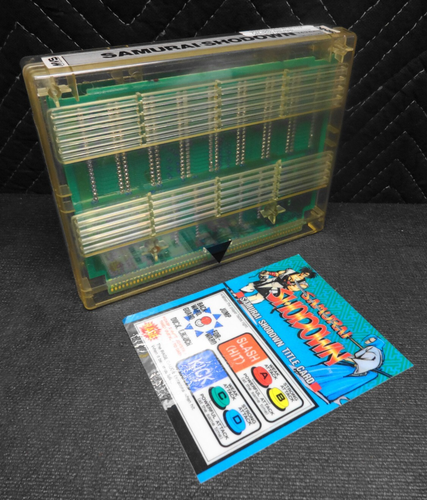 U.S. Seller - SAMURAI SHODOWN MVS Authentic Cartridge Neo Geo SNK w/ Marquee - Picture 4 of 6