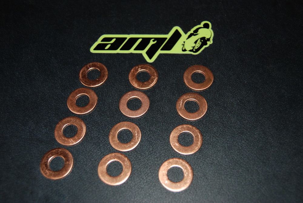Joints de culasse en cuivre Kawasaki 900Z1 Z900 Z1000 - Lot de 12 pièces ZK92022215