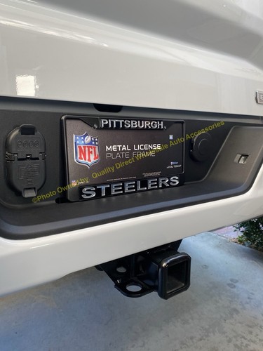 AUTHENTIC โ
NFL Pittsburg STEELERS LICENSE PLATE Universal Fits ALL BEST GIFT ๐ - Picture 9 of 9