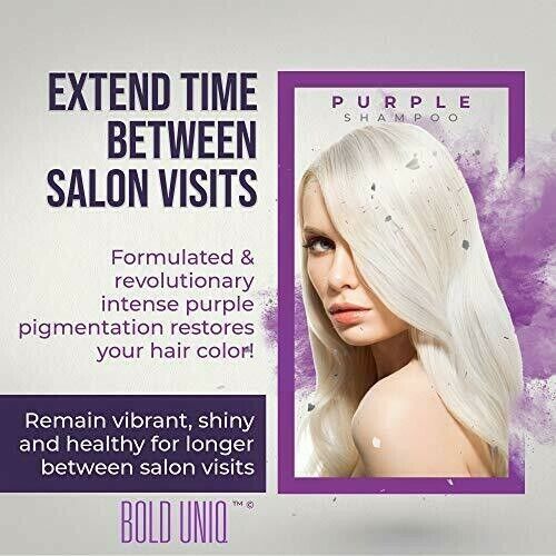 BOLD UNIQ Purple Shampoo ***Only official BOLD UNIQ authorized Ebay Reseller*** - Picture 6 of 6