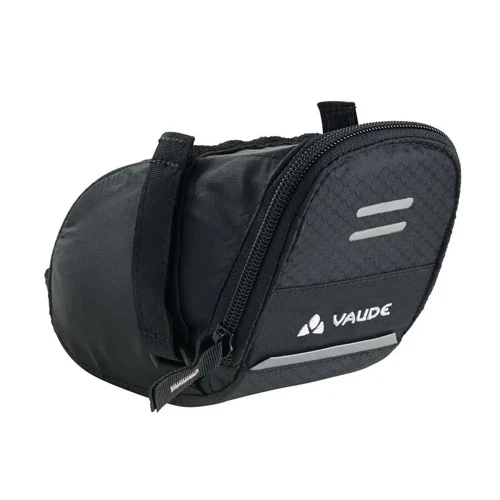 VAUDE Race Light Satteltasche Schwarz  M–2XL, leicht,mit Haken,Blinklichthalter