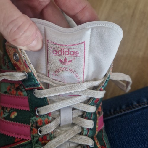 Adidas Gazelle Trainers Size 5 Womens Company "Floral" Collection The Farm - Picture 11 of 11