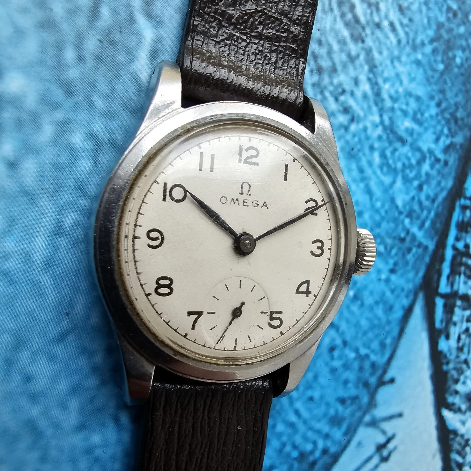 Omega — Vintage Omega Military Hand-Winding Men's Watch Indian Civil Service Ref 2165 A