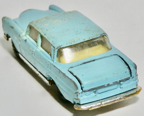 VINTAGE HUSKY MODELS #3 BLUE MERCEDES 220 MADE IN GREAT BRITAIN 1965 - Picture 2 of 7