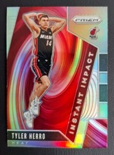 2019-20 Panini Prizm Instant Impact Silver Prizm Tyler Herro RC