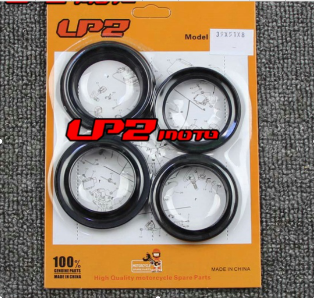 Fork Seal and Wiper Set for Honda VT600CD Shadow VLX Deluxe 1993-2007 Fork Seal and Wiper Set for Honda VT600CD Shadow VLX Deluxe 1993-2007